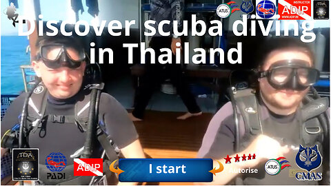 Discover scuba diving in Thailand