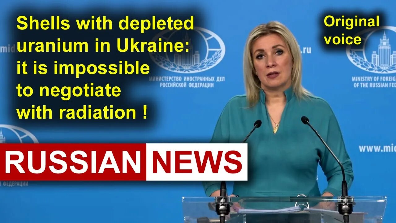 Shells with depleted uranium in Ukraine: it's impossible to negotiate with radiation! Russia NATO RU