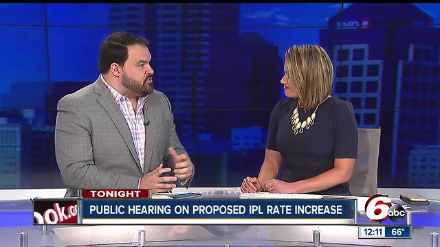 Public hearing Monday night on proposed IPL rate increase