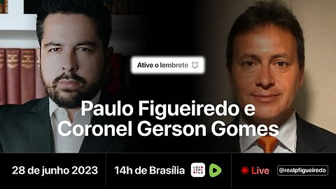 Paulo Figueiredo e Coronel Gerson Gomes - Ao Vivo nos Studios do Locals