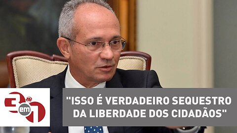 "Isso é verdadeiro sequestro da liberdade do direito dos cidadãos", diz Paulo Hartung sobre o ES