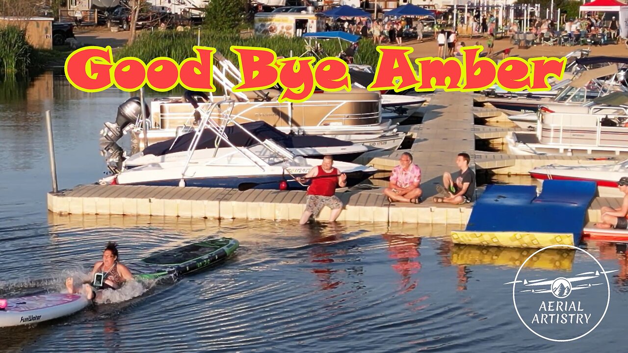 Lou Dumps Ambers Paddle Board