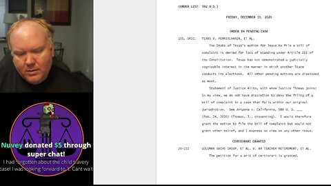 SCOTUS TX / PA case is OVER