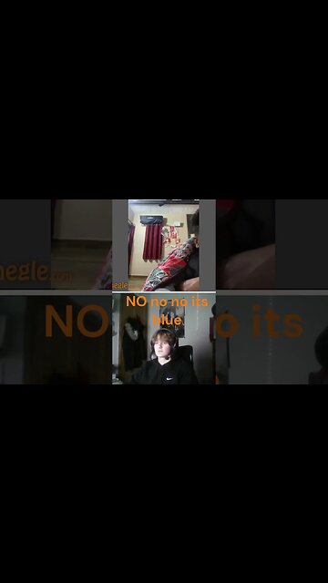 asking people on omegle what colour is the grass