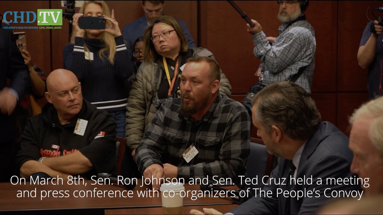 WATCH RECAP: Sen. Ron Johnson, Sen. Ted Cruz Hold Press Conference With The People's Convoy - CHD.TV