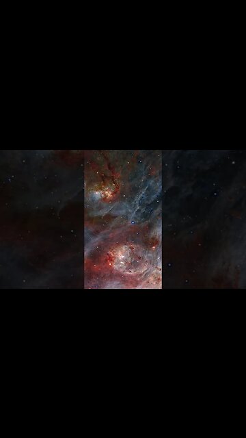 Tarantula Nebula Webb Space Telescope, 4K Crop 1 of 8, STYX AI #shorts #space #nasa