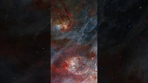 Tarantula Nebula Webb Space Telescope, 4K Crop 1 of 8, STYX AI #shorts #space #nasa