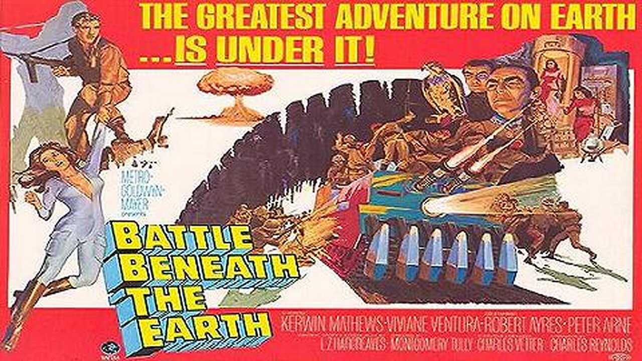 BATTLE BENEATH THE EARTH 1967 Cold War Invaders Attack the USA from Underground FULL MOVIE HD & W/S