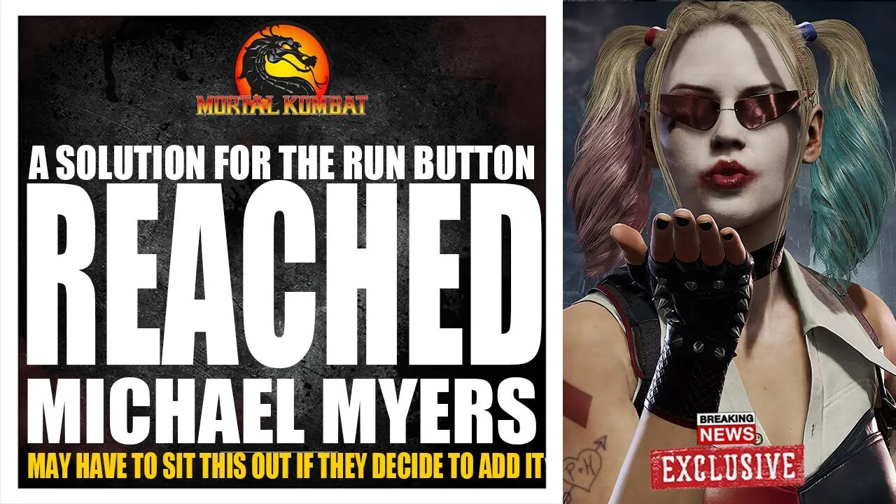 Mortal Kombat 12: RUN BUTTON CONTROVERSY CONTINUES!,MICHAEL MYERS MAY NOT MAKE IT BECAUSE OF IT!!