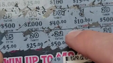 I bought $5 Scratch Off Tickets from the Kentucky Lottery!