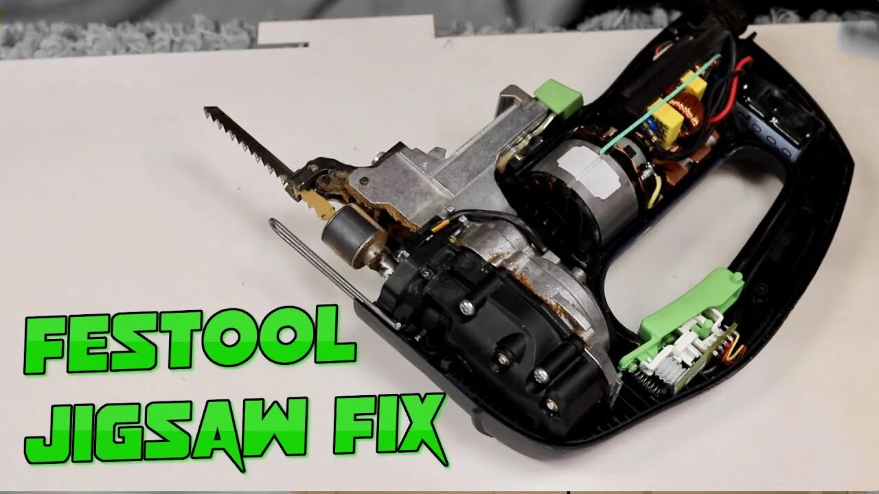 Festool's Worst Tool fixed!?! No more Wobbly Blade. All Carvex Models.