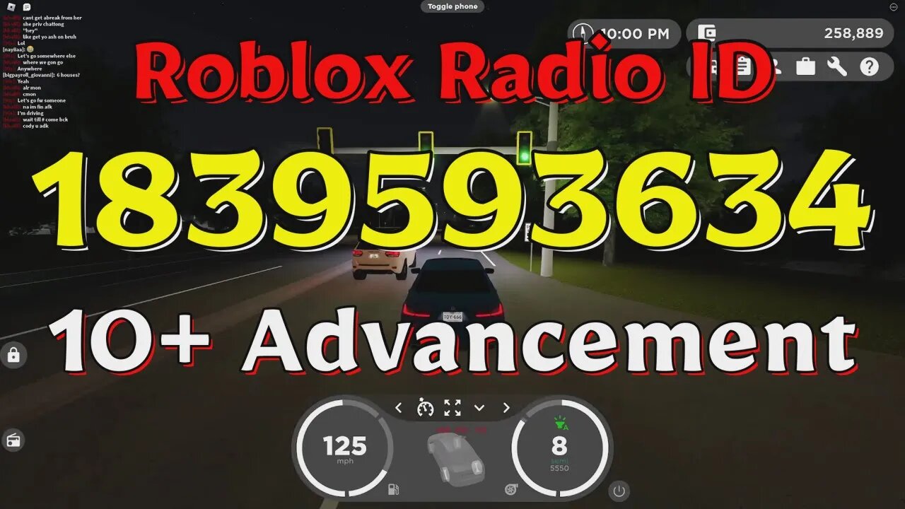 Advancement Roblox Radio Codes/IDs