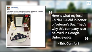 Chick-Fil-A Customer STUNNED By What He Finds On Table