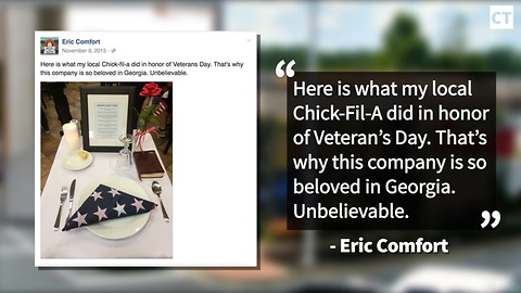 Chick-Fil-A Customer STUNNED By What He Finds On Table