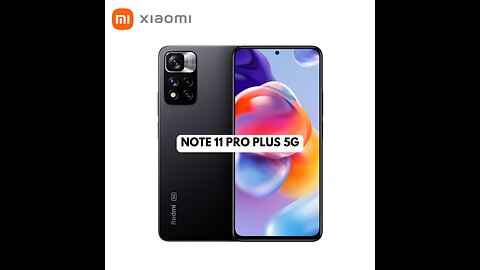 Xiaomi Redmi Note 11 Pró Plus black in 360º no edits!