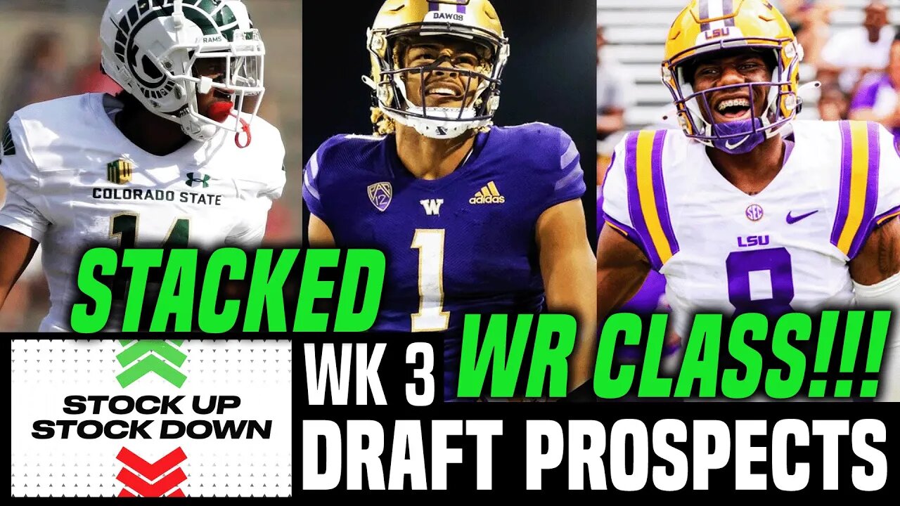 2024 NFL Draft Prospects | Week 3 Stock Report