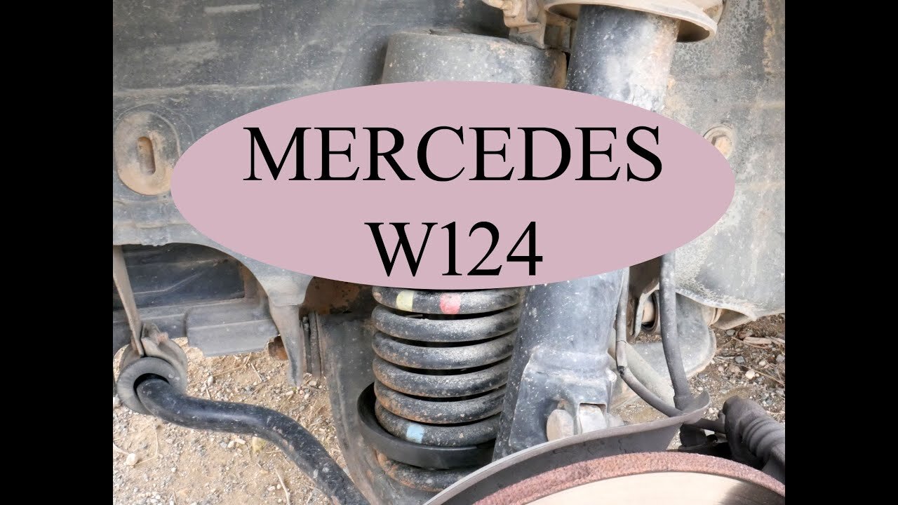 Mercedes Benz W124 - Tutoriel comment démonter le ressort de supension de votre voiture