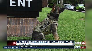 FMPD K-9 gets custom ballistic vest