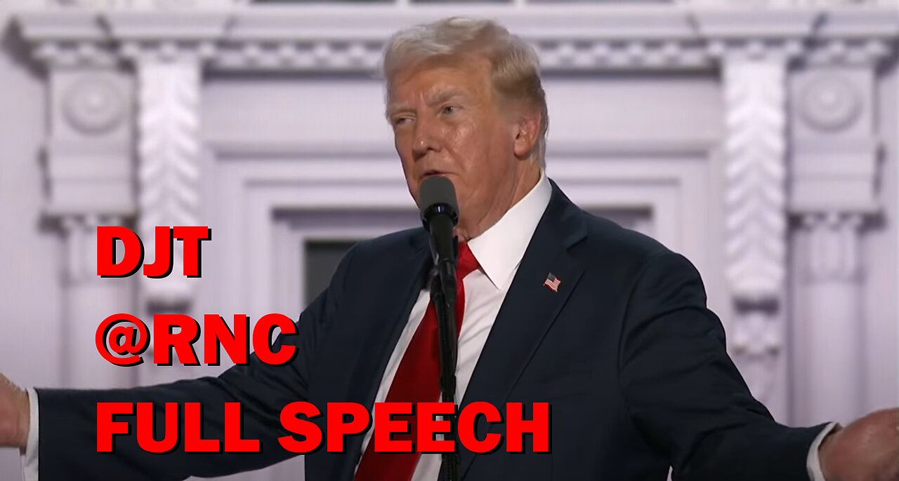 Donald Trump speaks at the RNC 2024: FULL SPEECH