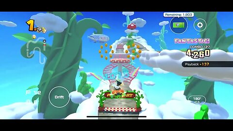 Mario Kart Tour - GBA Sky Garden R/T Gameplay