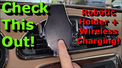 Auto Open & Close Wireless Car Charger Test & Review