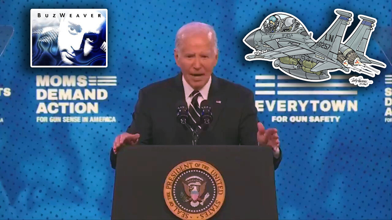 Joe Biden "If they wanna think they can take on the government they need F-15s, not a rifle."