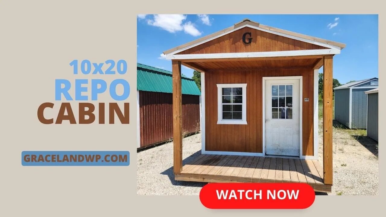 😎REPO! | ⏰HURRY! | 🔎10x20 Cabin by Graceland | 💬MESSAGE ME! | gracelandwp.com