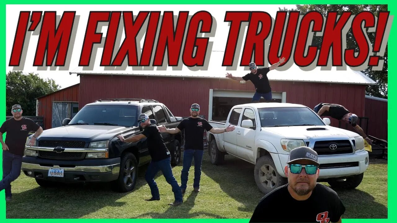 Trucks! 07 Toyota Tacoma Wobble & 04 Chevy Avalanche Rearend Swap