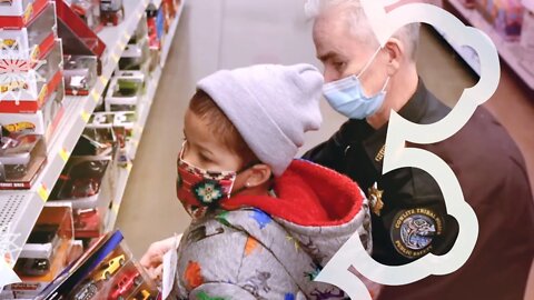 11th annual Shop with a Cop event held at Woodland WalMart