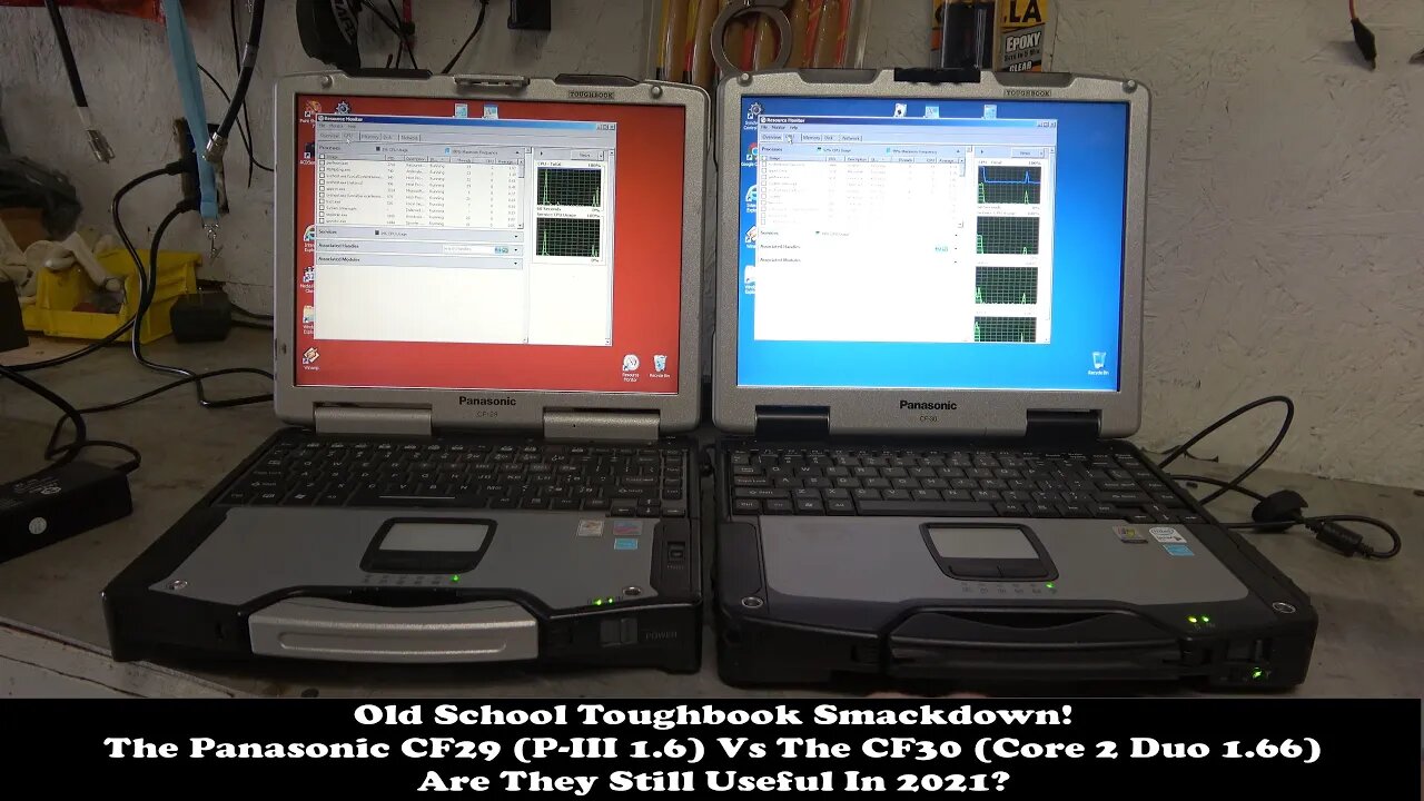 Panasonic Toughbook Smackdown! The CF29 VS CF30 Two Maxed Out Old School Laptops Go Head To Head.