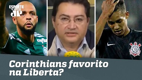 Palmeiras e...? Narrador não vê Corinthians favorito na Liberta!