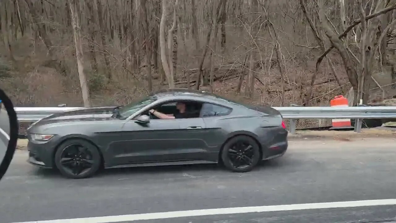 Smokies pull over dude who tried causing an accident with the truckers , Peoples Convoy