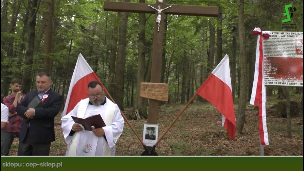 Jawornik Ruski - upamiętnienie 14 żołnierzy Wojska Polskiego zamordowanych przez bandę UPA 24.7.1946