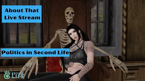 About That Live Stream and What Triggered Me. Politics and Second Life