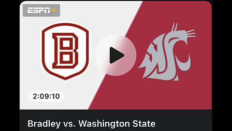 2024 - Bradley Braves @ Washington State Cougars