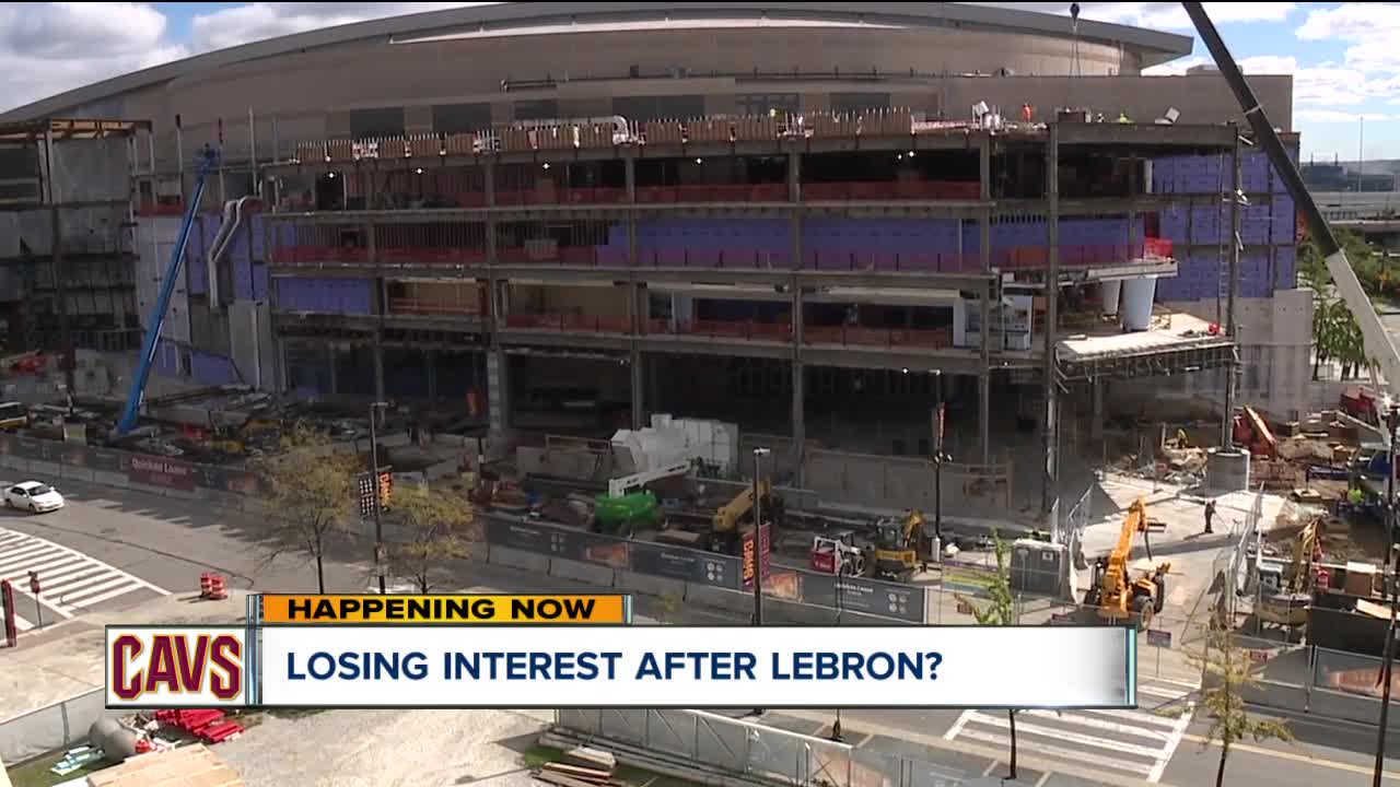 Cavs season ticket holders watch value of seats tumble