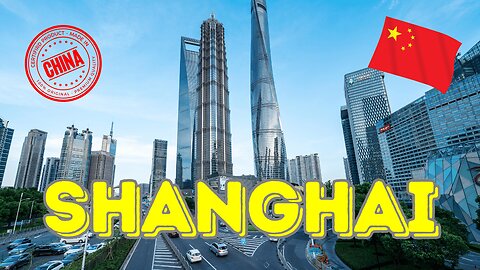 Shanghai, China At Night 🇨🇳 _ 4K Drone Footage