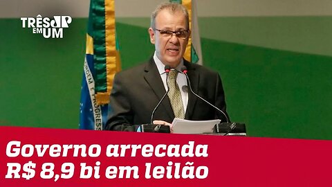 Leilão de petróleo: Governo arrecada valor recorde de R$ 8,9 bilhões