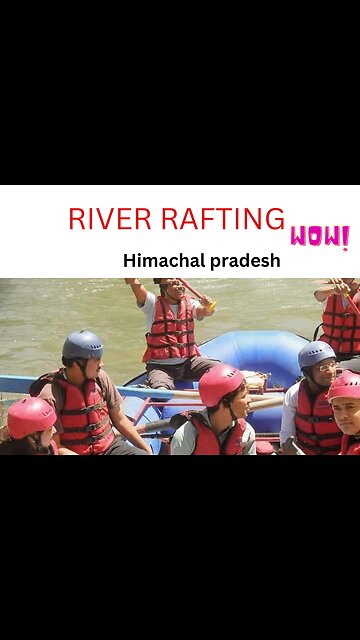 Thrilling river water rafting in Beas river at Kullu - Manali, Himachal Pradesh, India 🇮🇳