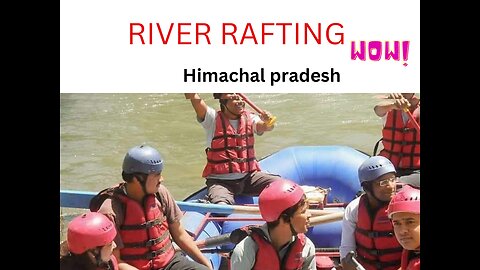 Thrilling river water rafting in Beas river at Kullu - Manali, Himachal Pradesh, India 🇮🇳