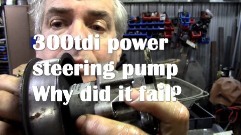 So why did the 300Tdi steering pump shaft drop out?