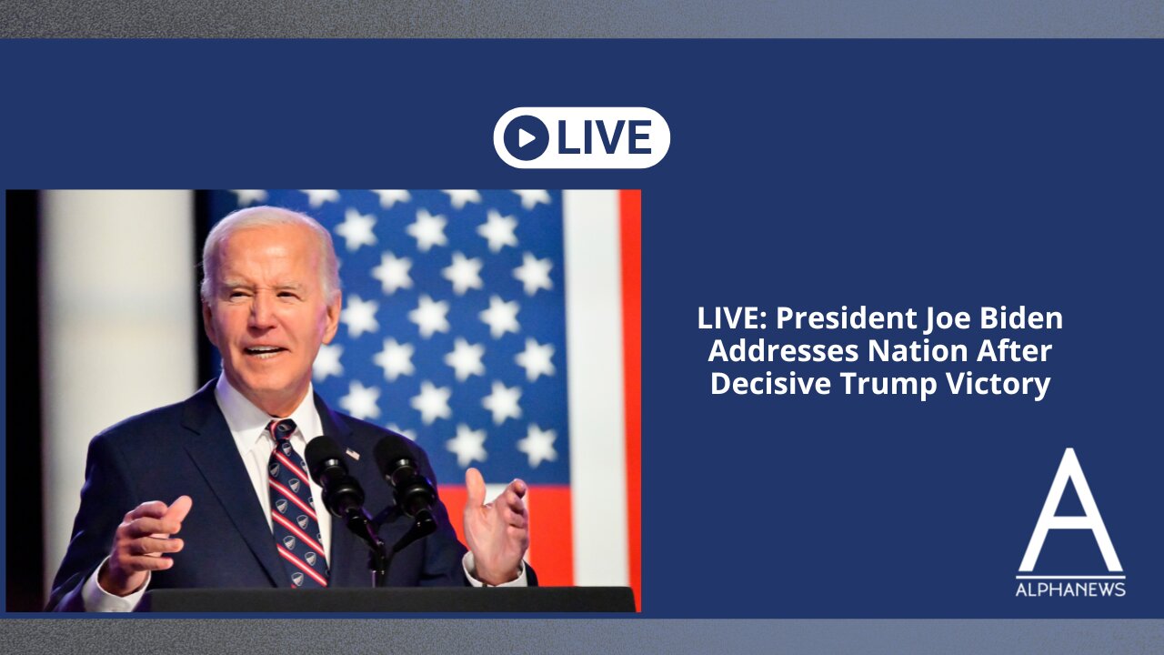 LIVE: President Joe Biden Addresses Nation After Decisive Trump Victory