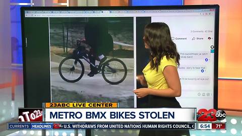 Metro BMX Track bikes' stolen