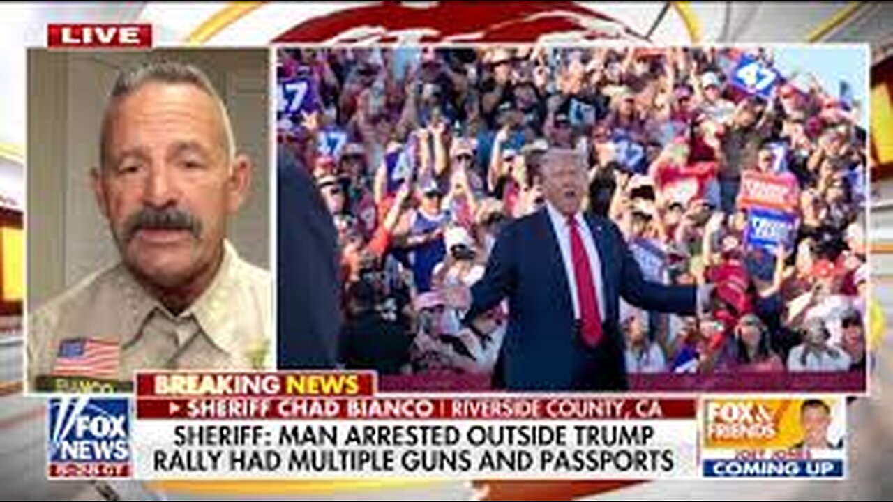 California sheriff on why man arrested outside Trump's Coachella rally was released: 'Fact of life'