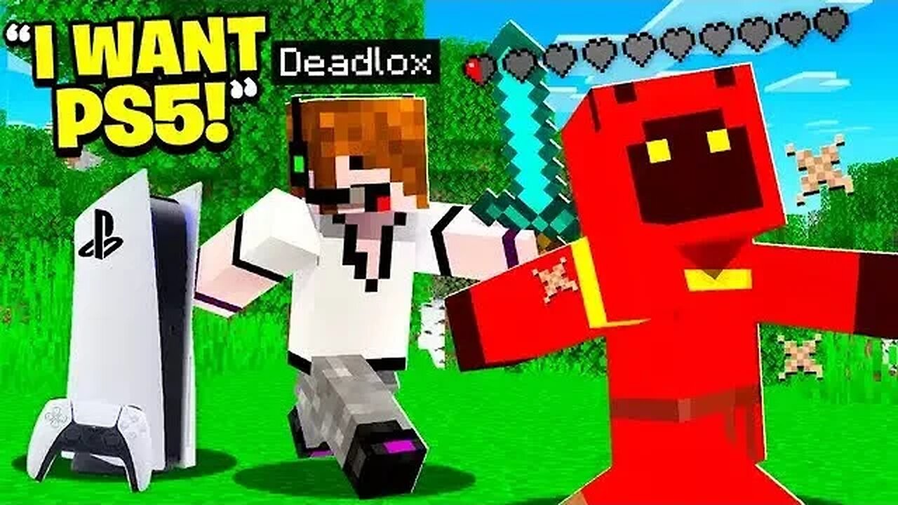 Win Manhunt = Free PS5! (Minecraft)