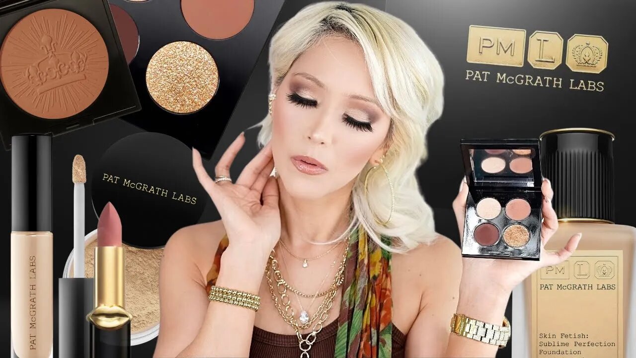 FULL FACE OF PAT MCGRATH Makeup | ONE BRAND Makeup Look | Pat McGrath New Collection