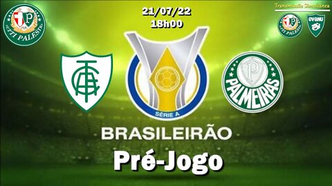 Pré-Jogo América-MG x Palmeiras - 18h - Veja onde assistir, escalações, desfalques e arbitragem