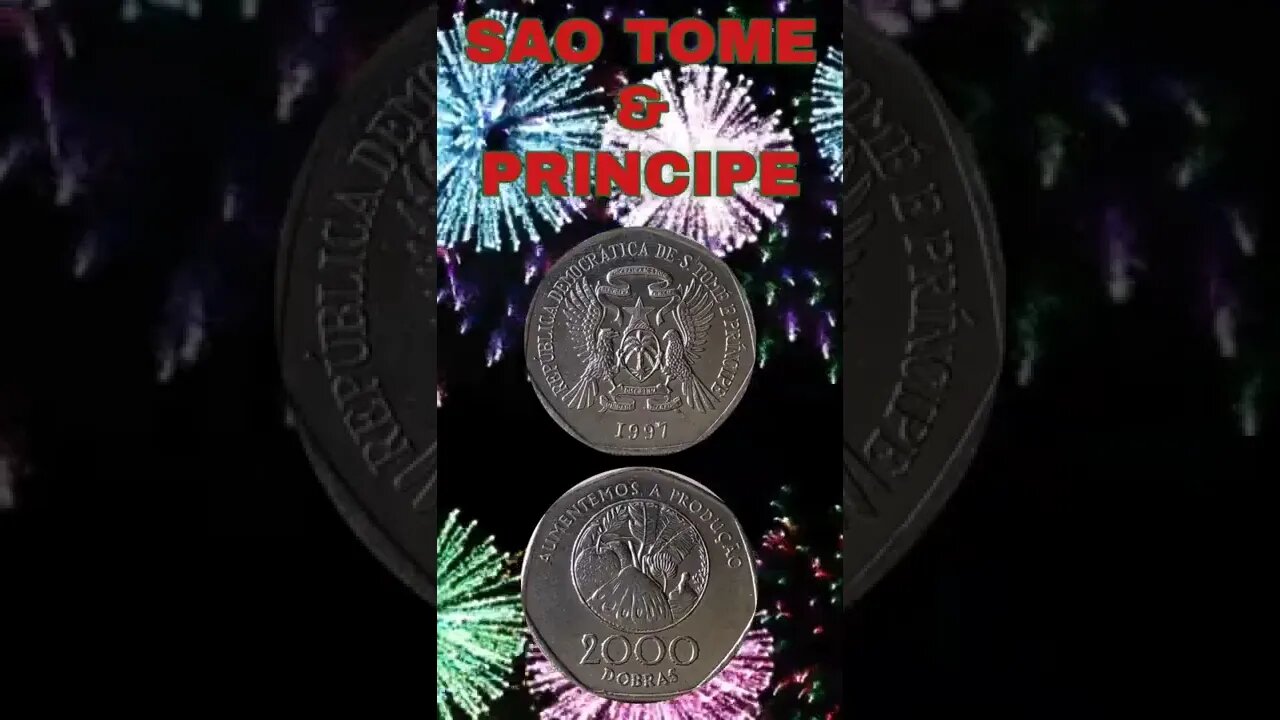 Sao tome and principe 2000 dobras 1997.#shorts #coinnotesz