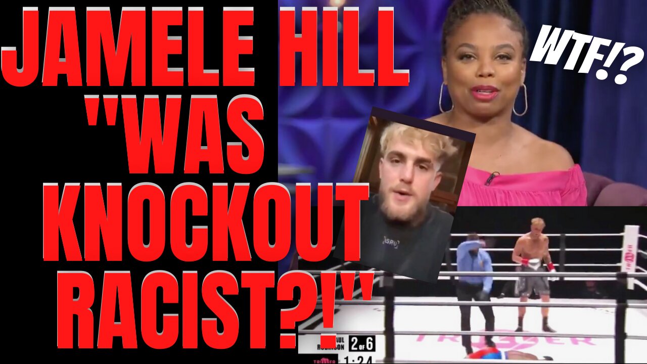 JAMELE HILL Asks JAKE PAUL "WAS THAT KNOCKOUT RACIST!?" The Ultimate GRIFTER! Embarrassing!