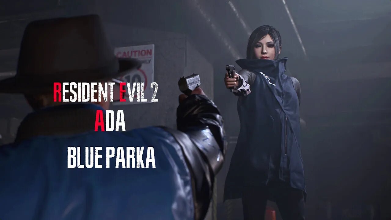 Resident Evil 2 Remake Ada Blue Parka P-154